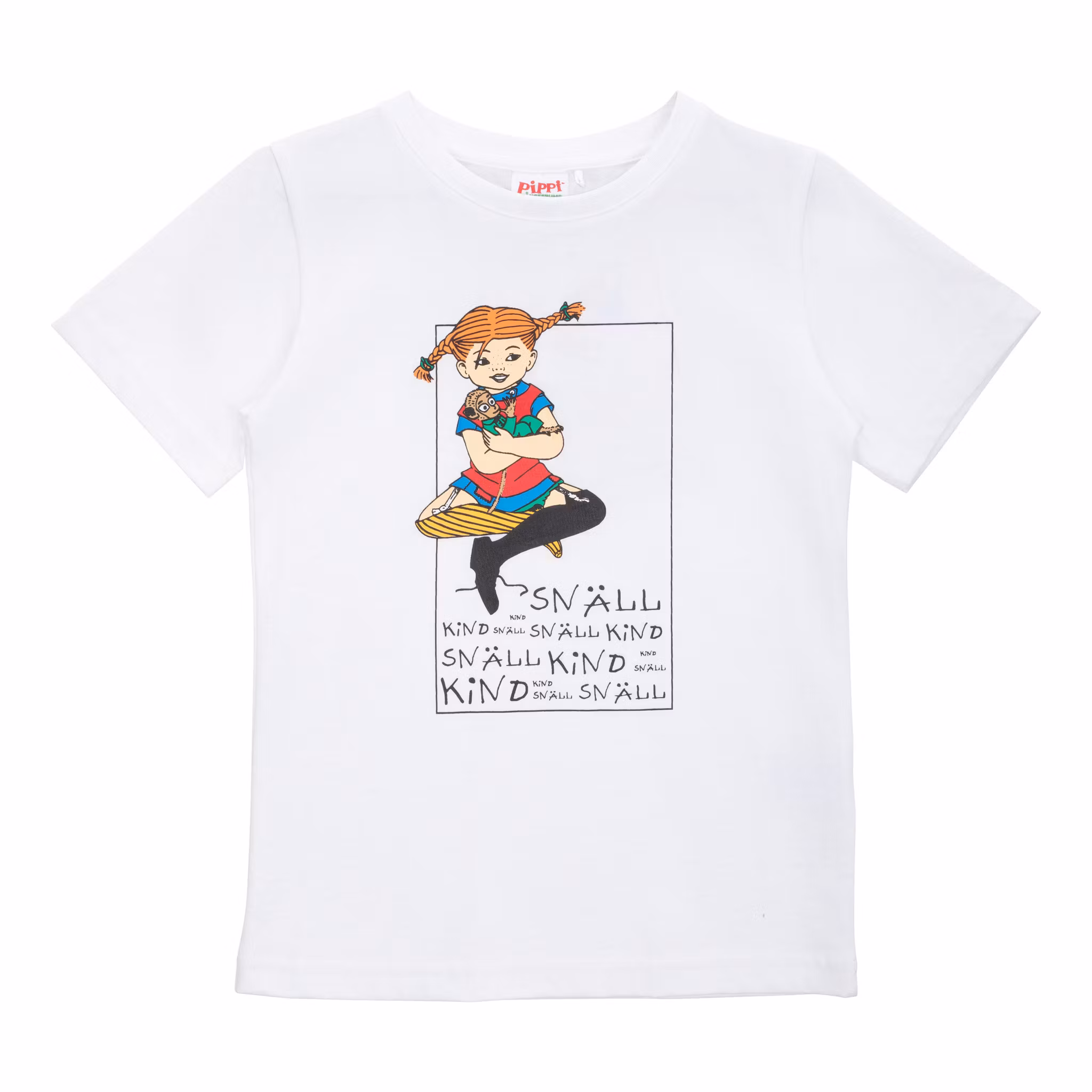 Pippi snäll t-shirt nvit barn