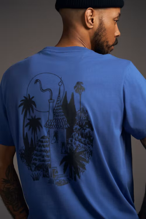 Mumin Alvi t-shirt Muminhuset blå