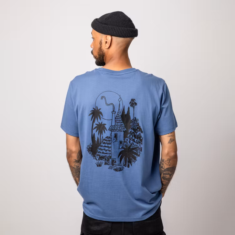 Mumin Alvi t-shirt Muminhuset blå