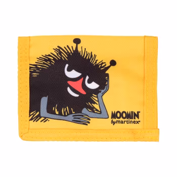 Mumin Juksu plånbok Stinky gul