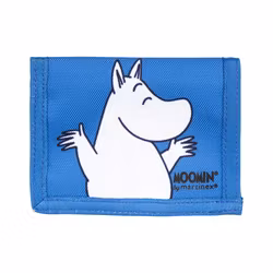 Mumin Juksu plånbok Mumin blå