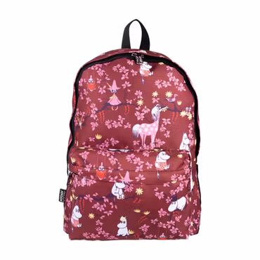Mumin Nipsu Ryggsäck Klätterträd burgundy