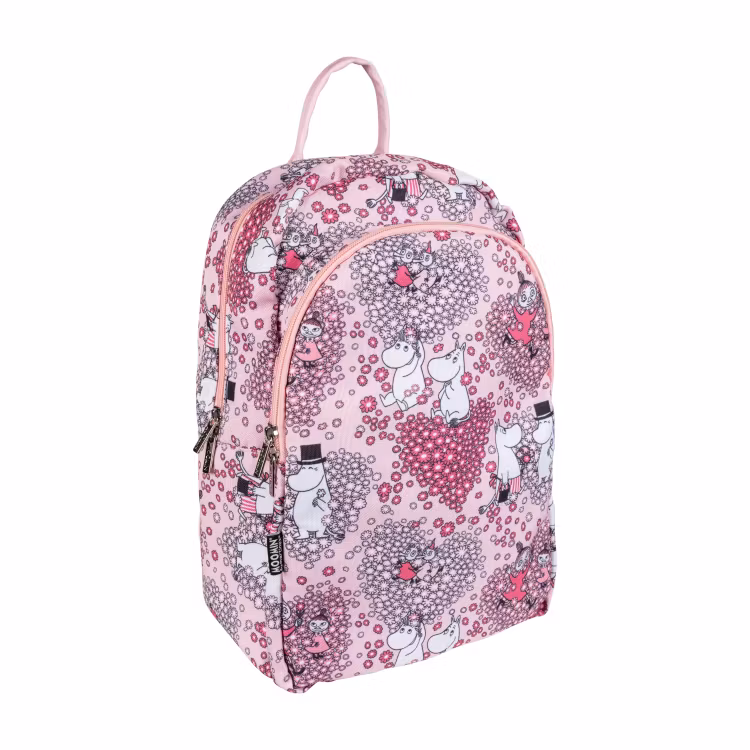 Mumin Sosuli ryggsäck Vänner rosa
