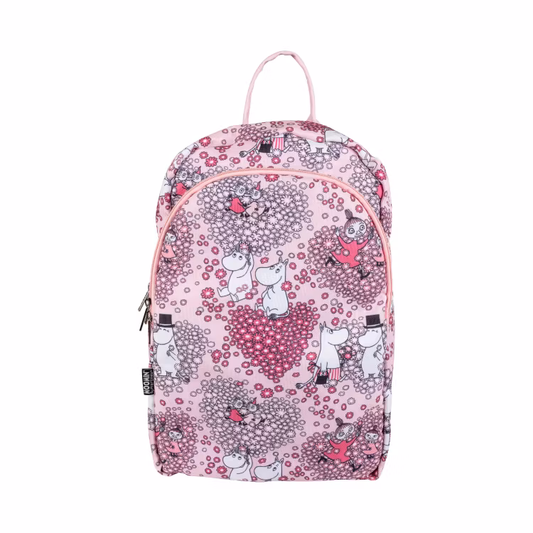 Mumin Sosuli ryggsäck Vänner rosa