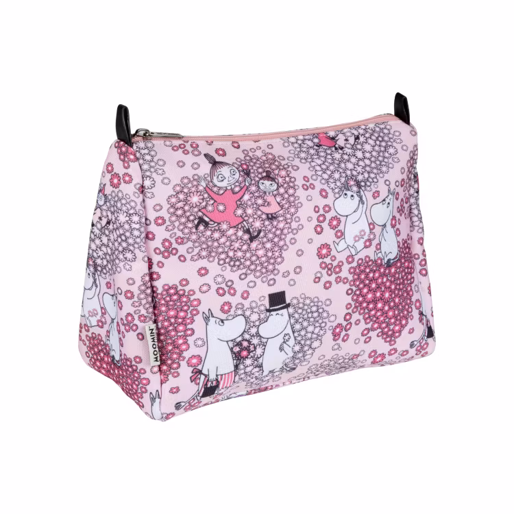 Mumin Vatti necessär vänner rosa