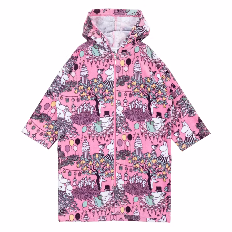 Mumin Skördefest badrock rosa