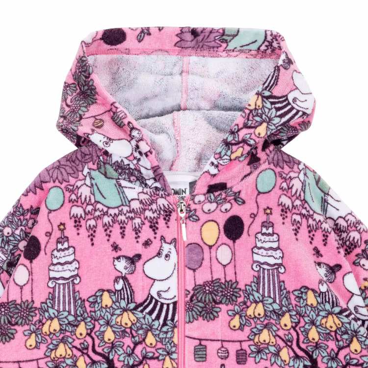 Mumin Skördefest badrock rosa