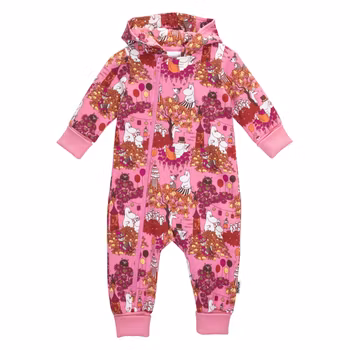 Mumin Skördefest overall baby rosa