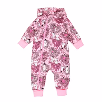 Mumin Vänner overall baby rosa