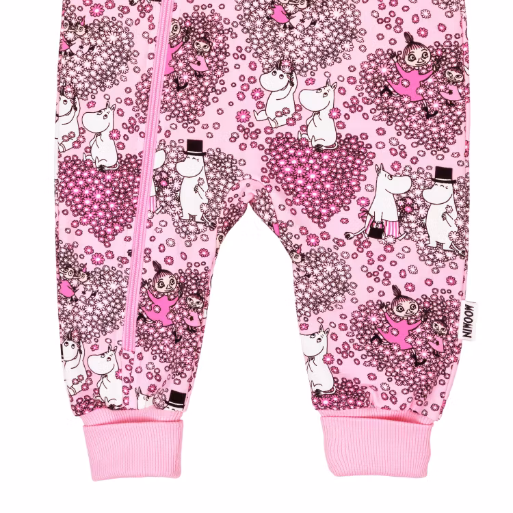 Mumin Vänner overall baby rosa
