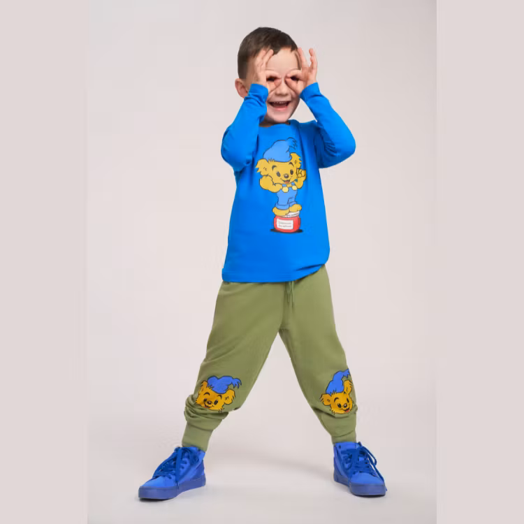 Bamse Björn collegebyxa grön