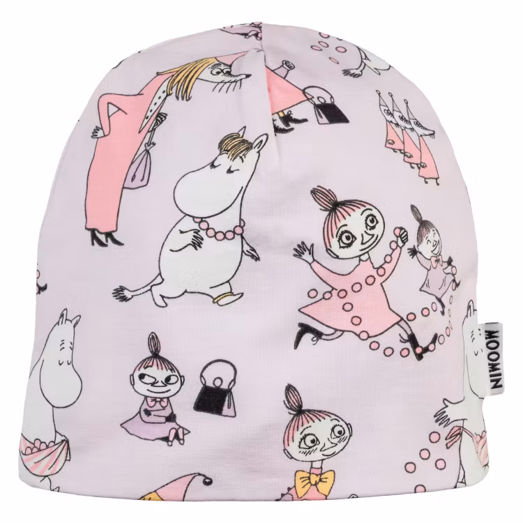 Mumin Pärllek mössa lila