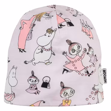 Mumin Pärllek mössa lila