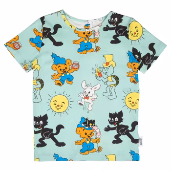 Bamse Kompisar t-shirt mintgrön