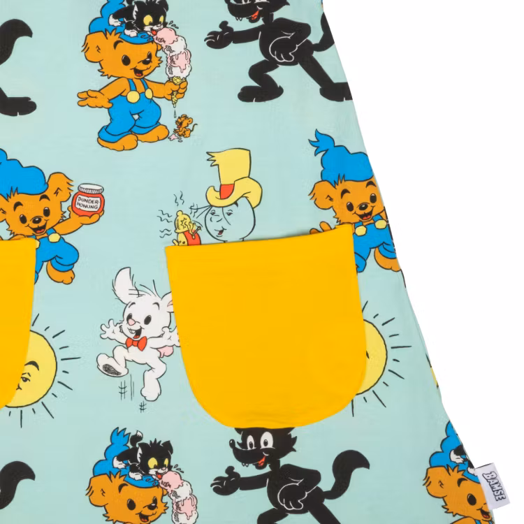 Bamse Kompisar klänning ss mintgrön