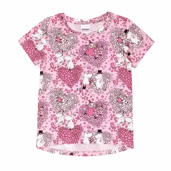 Mumin Vänner shortspyjamas rosa