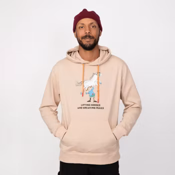 Pippi Kaino huvtröja Lifting beige