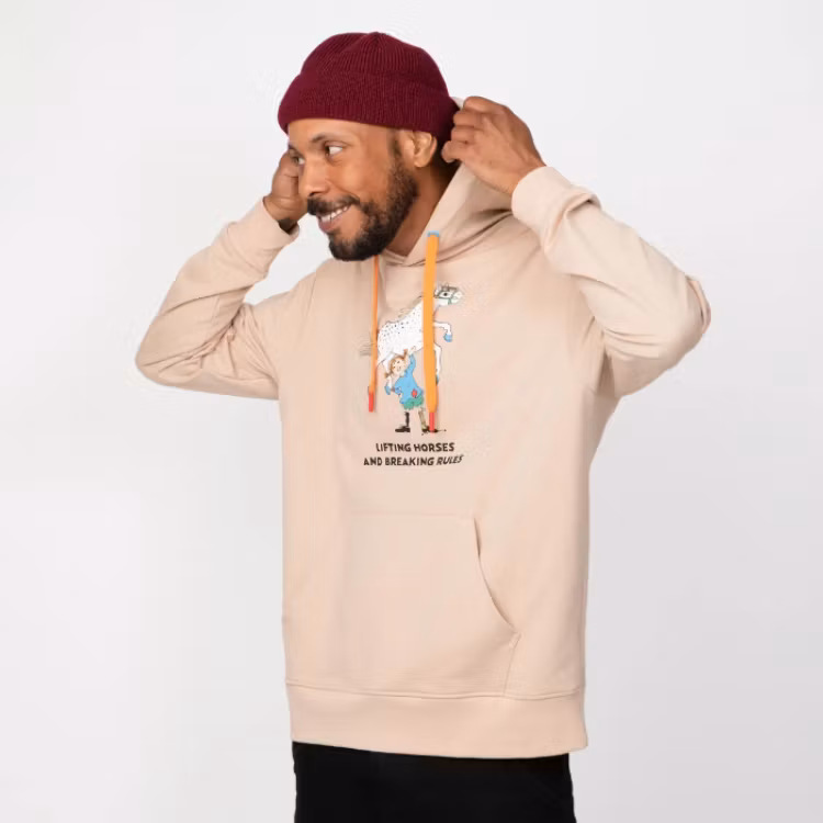Pippi Kaino huvtröja Lifting beige