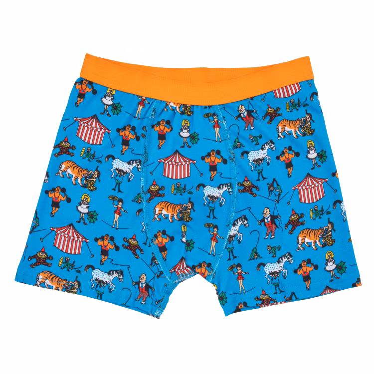 Pippi Cirkus boxershorts blå