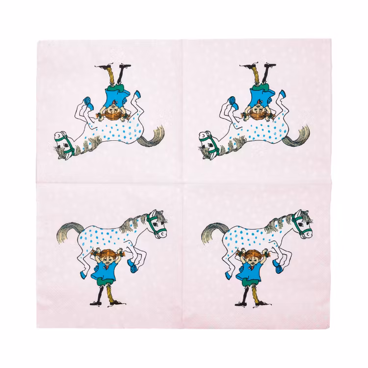 Pippi Servetter 20-pack Lyfter lilla Gubben