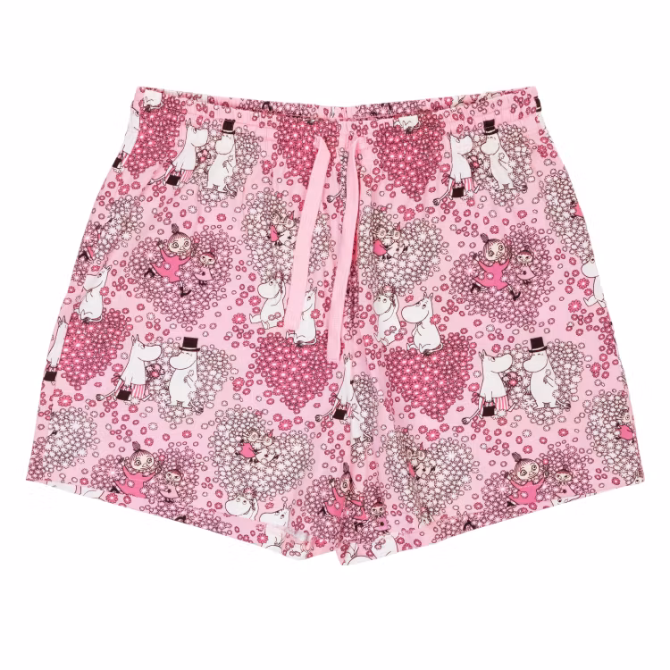Mumin Shortspyjamas Vänner rosa