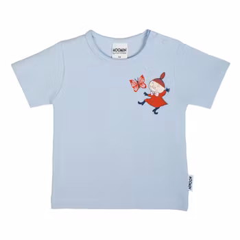 Mumin Fjärilspark t-shirt baby ljusblå