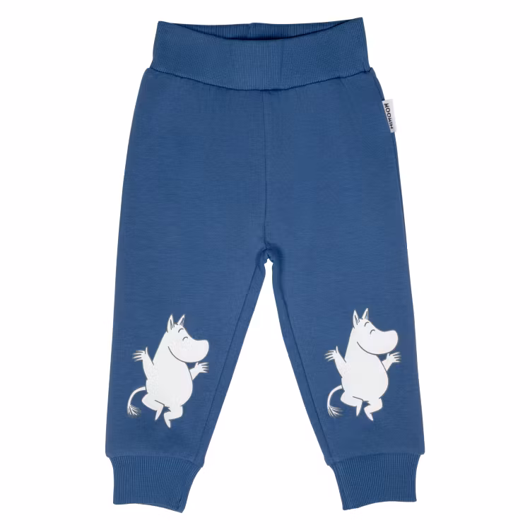 Mumin Vild Mumin byxa baby mörkblå