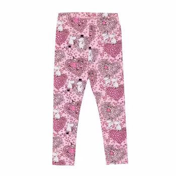 Mumin Vänner leggings rosa