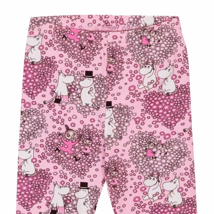 Mumin Vänner leggings rosa