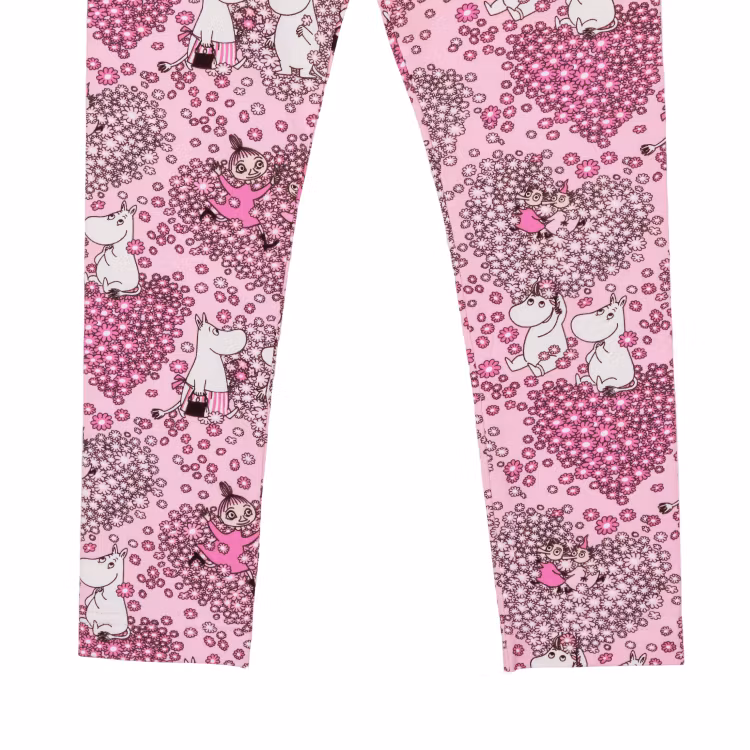 Mumin Vänner leggings rosa