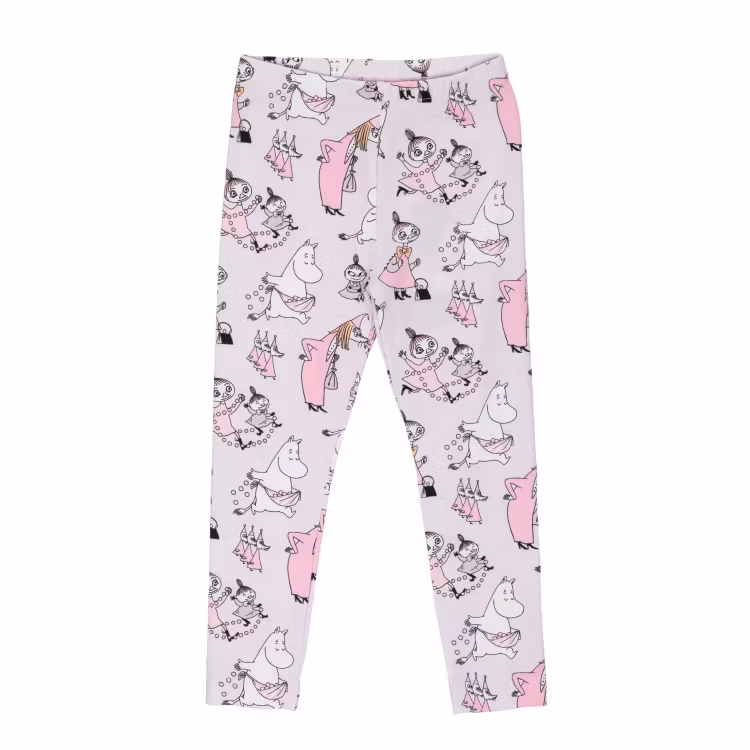 Mumin Pärllek leggings lila
