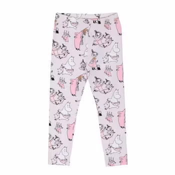 Mumin Pärllek leggings lila
