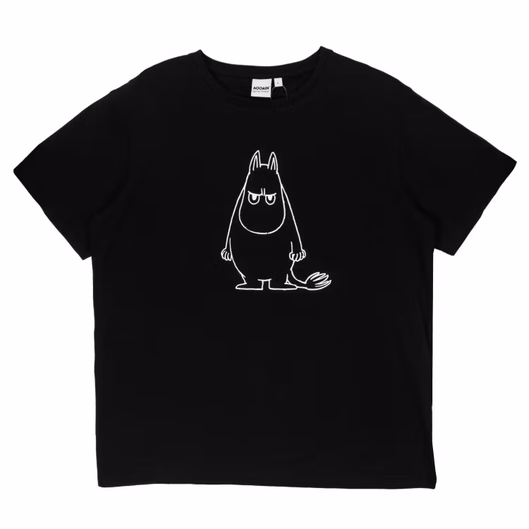 Mumin Vesa Shortspyjamas Ilska svart