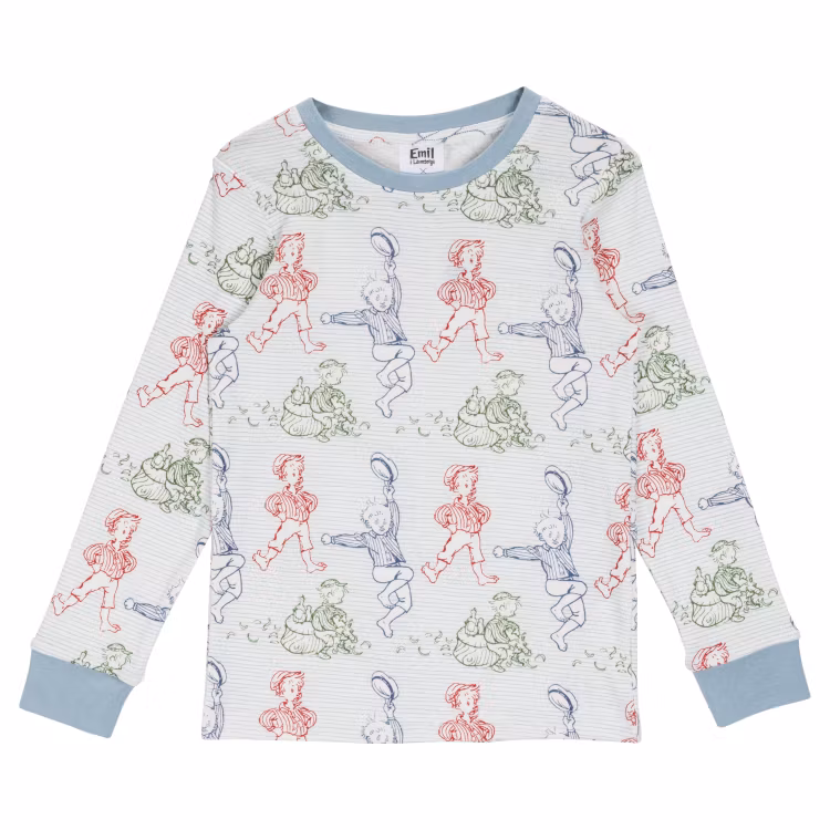 Emil Filur pyjamas ljusblå