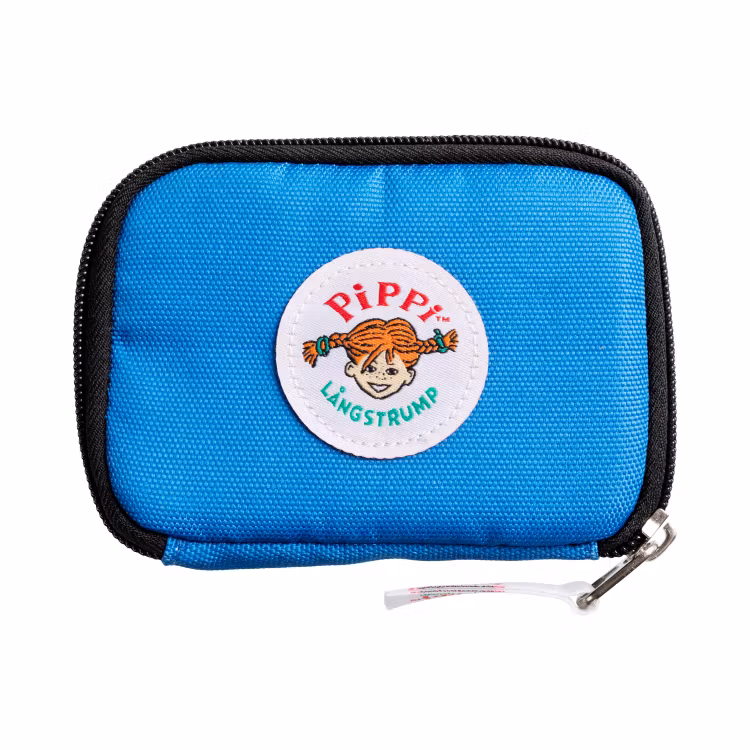 Pippi Raisu plånbok Starkast blå