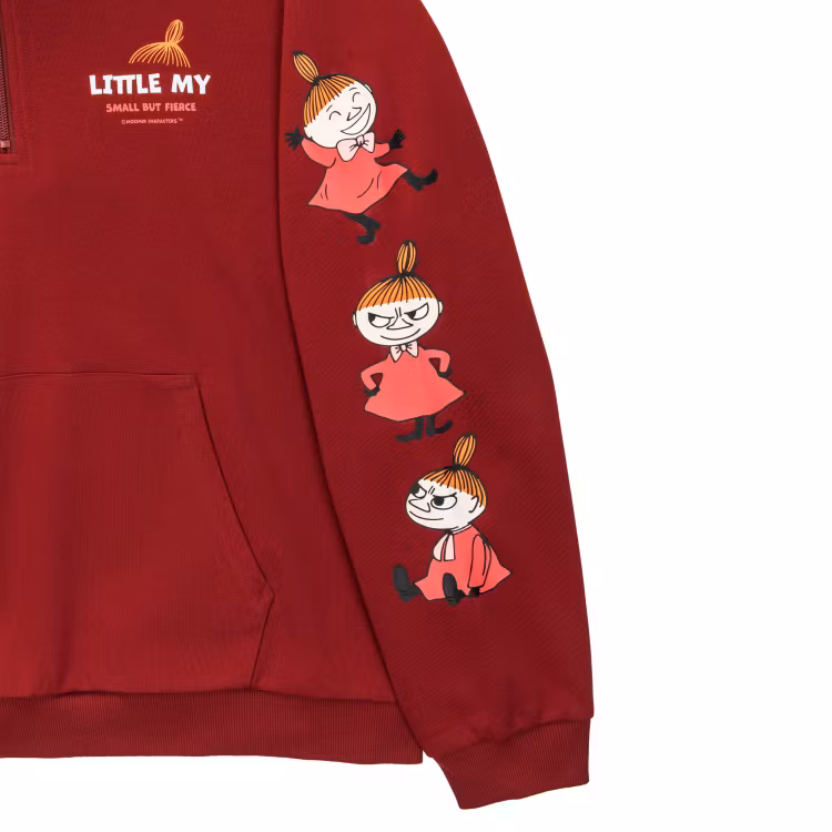 Mumin Lempi collegetröja Little My röd