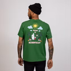 Mumin Alvi t-shirt Welcome grön