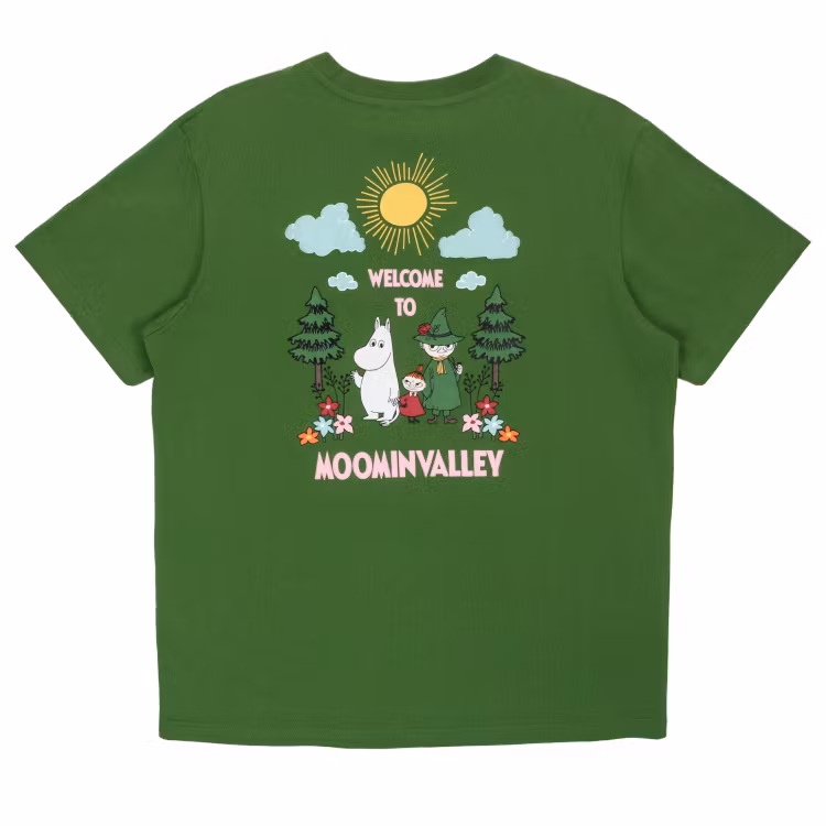 Mumin Alvi t-shirt Welcome grön