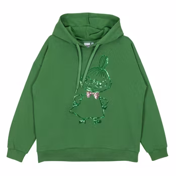 Mumin Salla huvtröja Lilla My grön