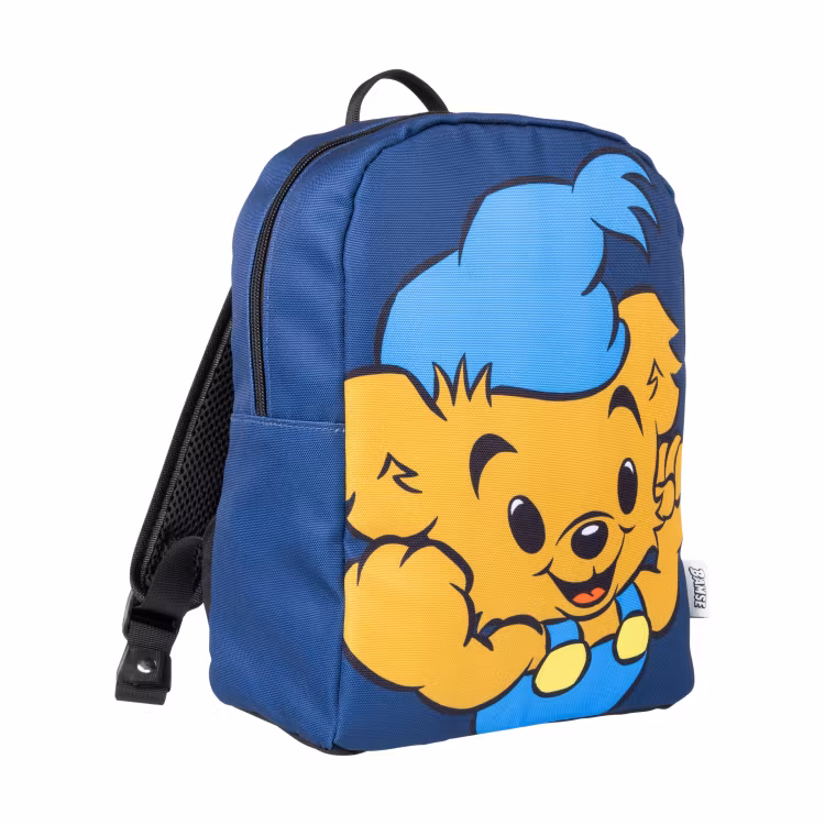 Bamse ryggsäck blå