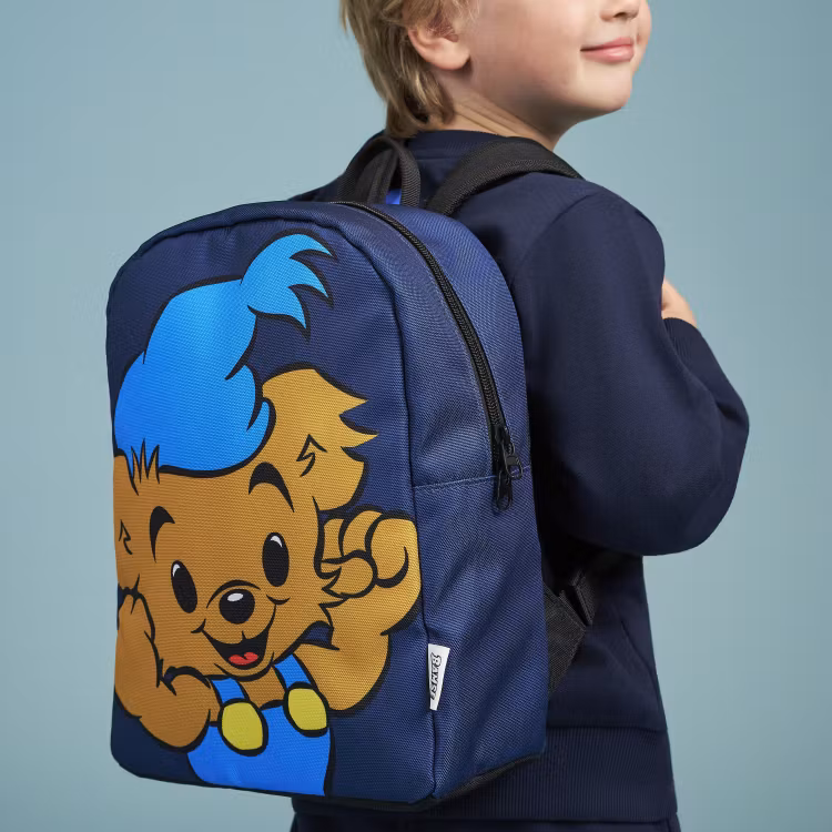 Bamse ryggsäck blå