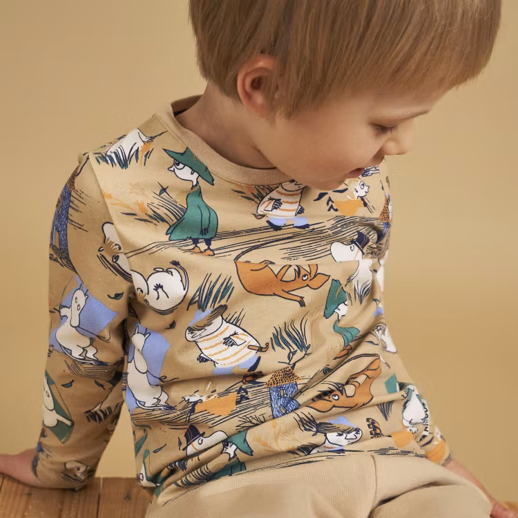 Mumin Storm tröja beige