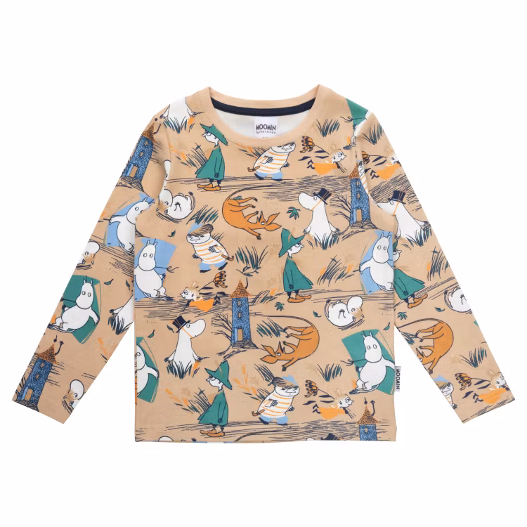 Mumin Storm tröja beige