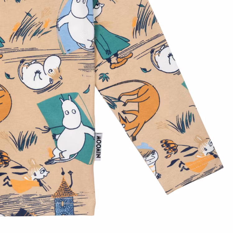 Mumin Storm tröja beige