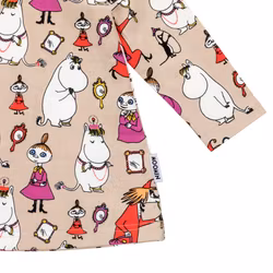 Mumin Speglar klänning baby beige