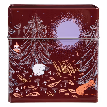 Mumin Urskog filterburk röd
