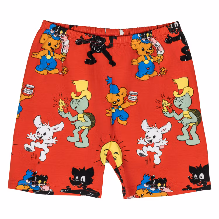 Bamse Kompisar shortspyjamas röd