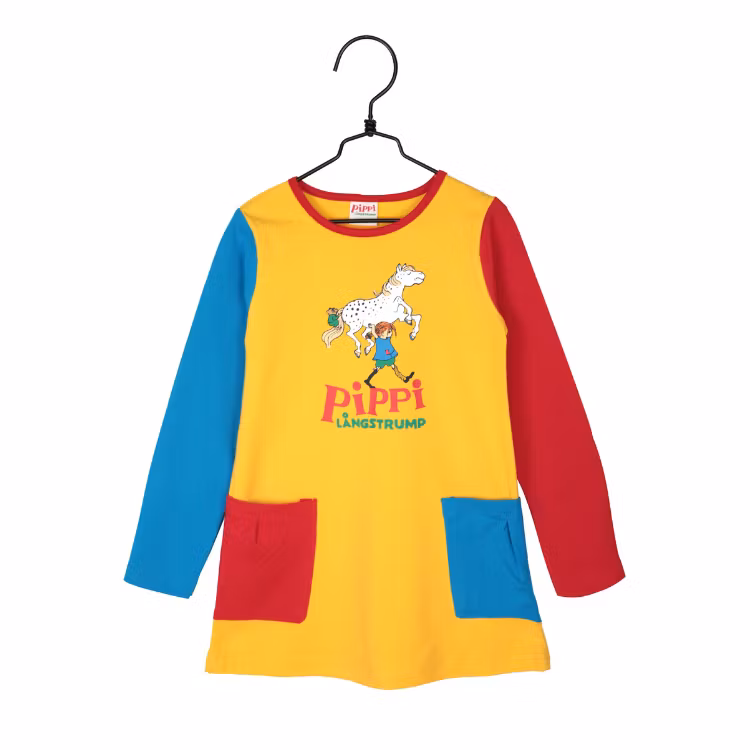 Pippi tunika med fickor