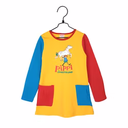 Pippi tunika med fickor