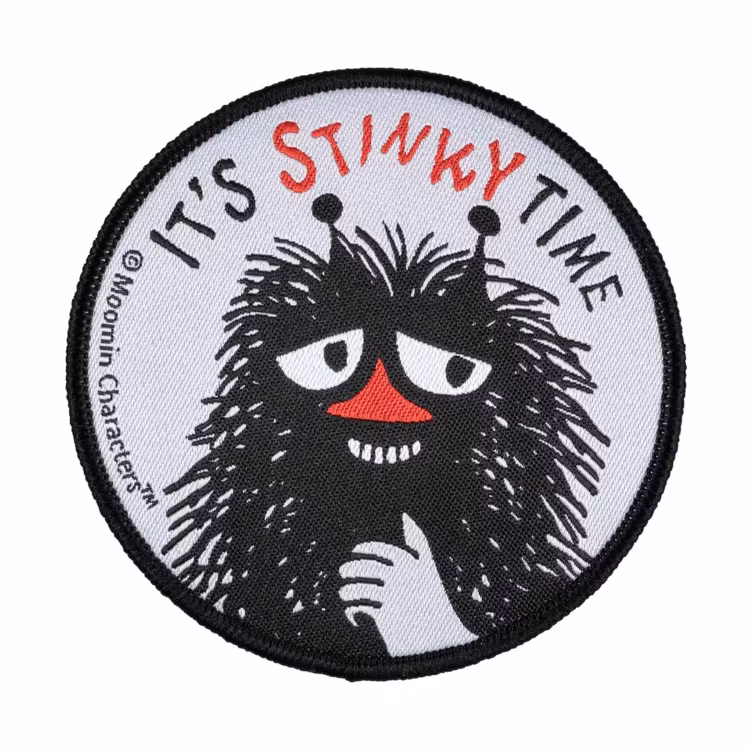 Mumin Stinky Time strykbart tygmärke